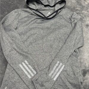 Adidas Women’s Small Climalite Hoodie in great shape! Color is heather gray.